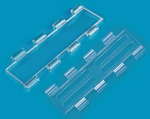 Polycarbonate transpatent slats